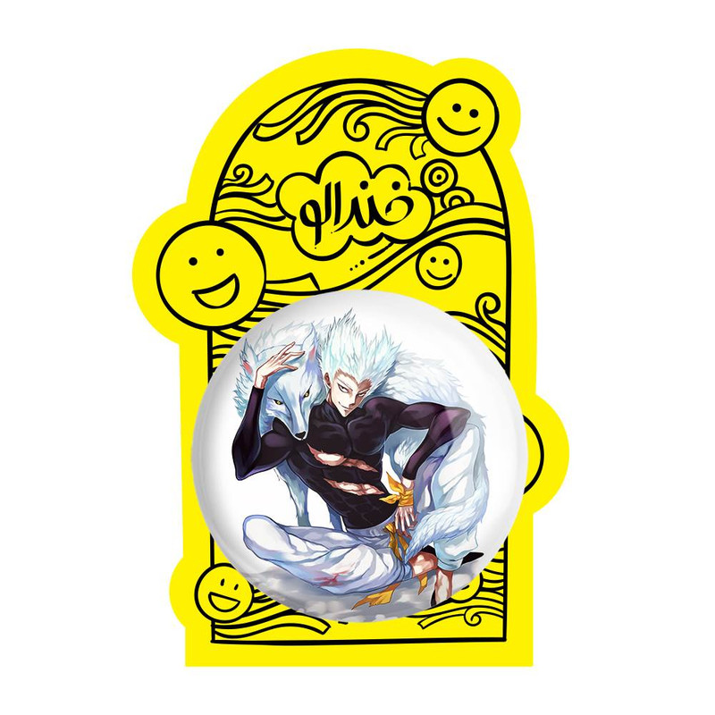 آینه جیبی خندالو مدل گارو انیمه مرد تک مشتی One Punch Man کد 11341 آینه جیبی خندالو مدل گارو انیمه مرد تک مشتی One Punch Man کد 11341