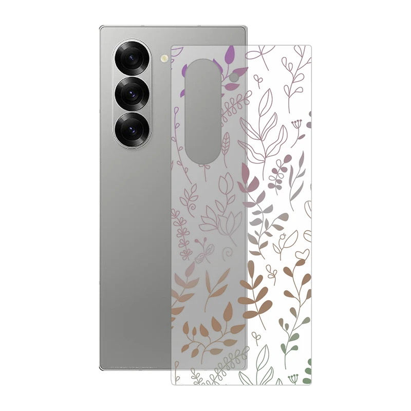 برچسب پوششی ریمکس مدل Clea طرح برگ مناسب برای گوشی موبایل سامسونگ Galaxy Z Fold6