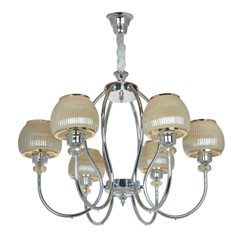 لوستر آویز شش شعله چشمه نور کد N2400/6-CO