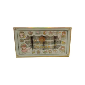 چسب نواری مدل واشی طرح دختر و خرگوش کد 04 مجموعه 20 عددی