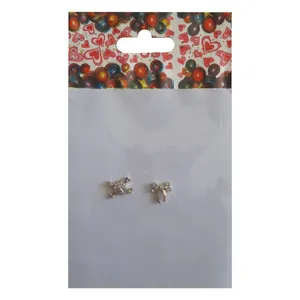 نگین ناخن مدل جمجمه مجموعه 2 عددی