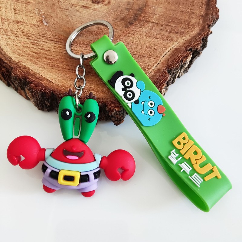 جاکلیدی مدل سیلیکونی دوستان باب اسفنجی طرح خرچنگ کد DB21