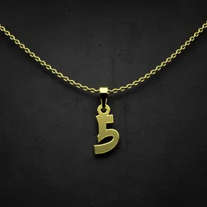 گردنبند طلا 18 عیار زنانه مدوپد مدل حرف ظ کد I2-1-1320