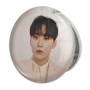 آینه جیبی خندالو طرح سونگ کوان گروه سونتین Seventeen مدل تاشو کد 21623 