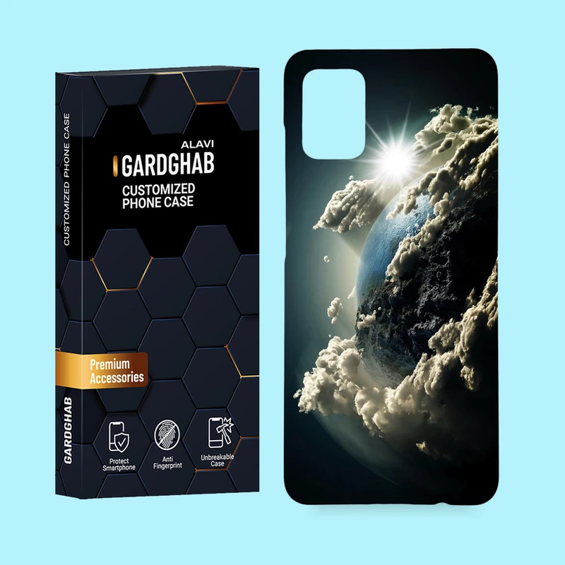 کاور گارد قاب علوی مدل کهکشان مناسب برای گوشی موبایل سامسونگ Galaxy A51