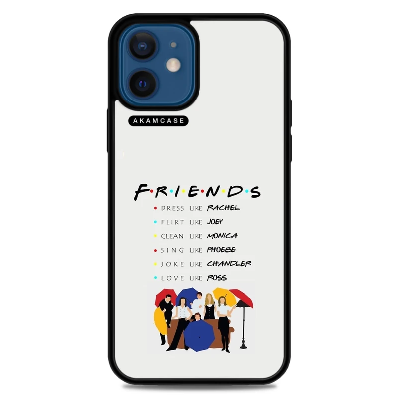 کاور آکام مدل AMCWA12M-FRIENDS7 مناسب برای گوشی موبایل اپل iPhone 12 Mini