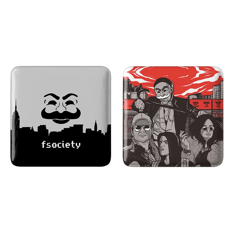 مگنت خندالو طرح سریال آقای ربات Mr.Robot کد 1023610238 مجموعه 2 عددی