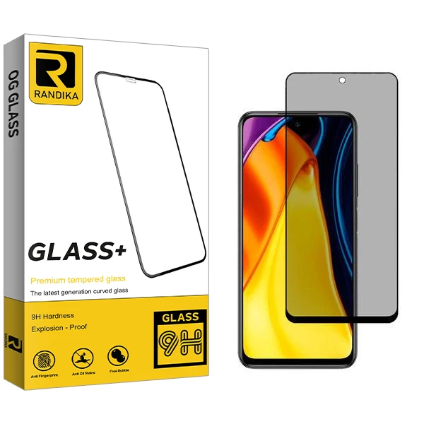 محافظ صفحه نمایش حریم شخصی راندیکا مدل RK مناسب برای گوشی موبایل شیائومی Poco M3 Pro 5G