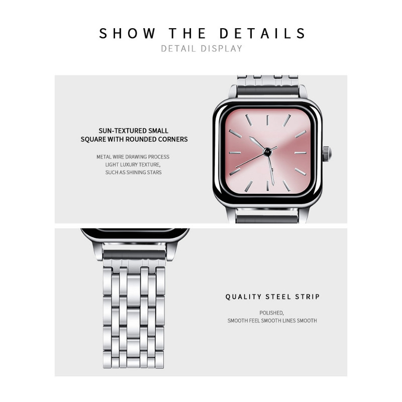 ساعت مچی عقربه ای زنانه مدل کژوال بند استیل طرح حصیری کد 1.2