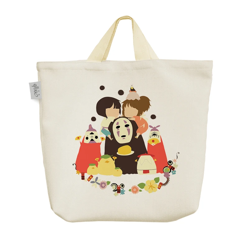 ساک خرید خندالو مدل انیمه شهر اشباح کد 1107