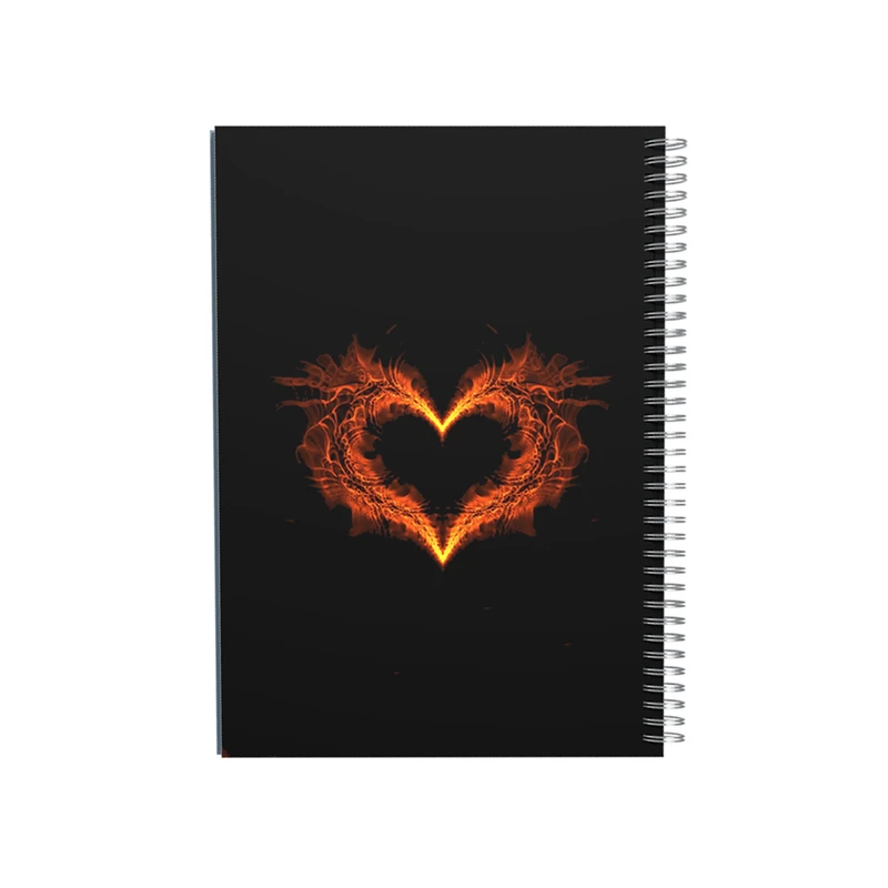 دفتر مشق 100 برگ مدل قلب کد 02