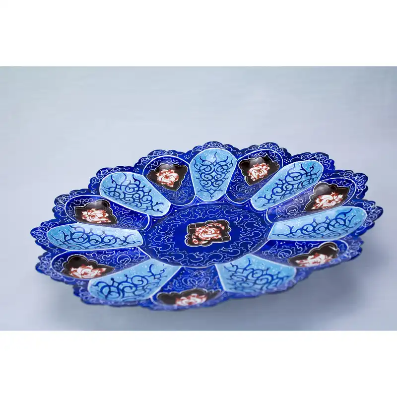 ست کاسه و بشقاب میناکاری کد 5001