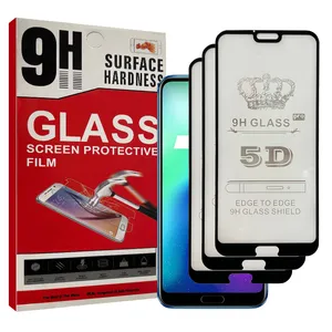 Glass Resistant model glassy screen protector suitable for Honor 10 mobile phone pack of three