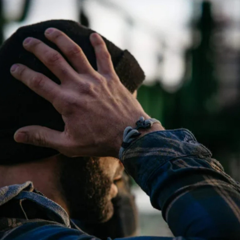 دستبند مردانه مدل پاراکورد لنگر کد 5530