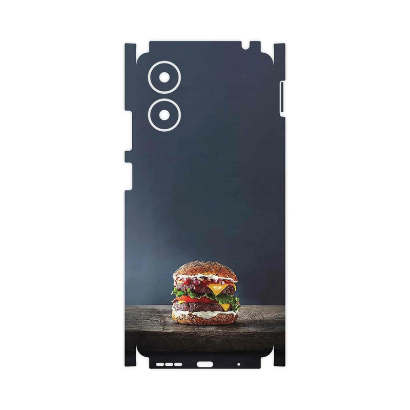 برچسب پوششی ماهوت مدل Hamburger-FullSkin مناسب برای گوشی موبایل موتورولا Moto G04