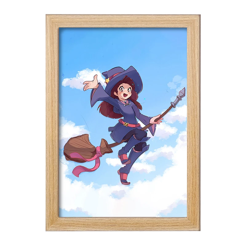 تابلو خندالو مدل اکو انیمه Little Witch Academia  کد 22936