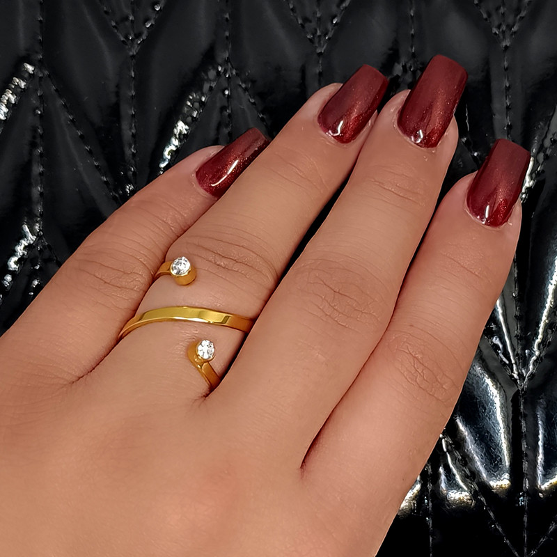 انگشتر زنانه طرح نگین کد RKH_1687