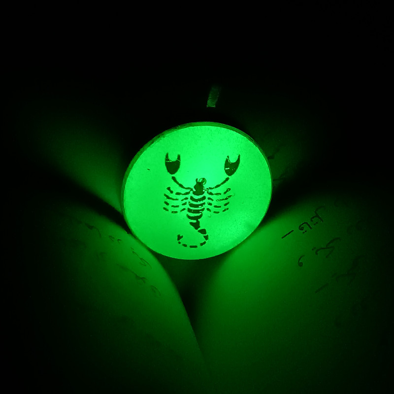 گردنبند زنانه مدل آبان ماه عقرب شبتاب استیل گردنبند زنانه مدل آبان ماه عقرب شبتاب استیل