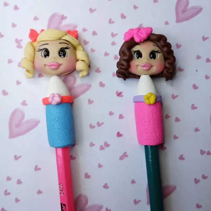 سرمدادی مدل عروسکی بسته 2 عددی