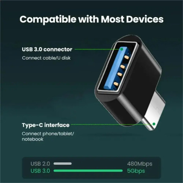 مبدل OTG USB به USB_C مدل BZA003