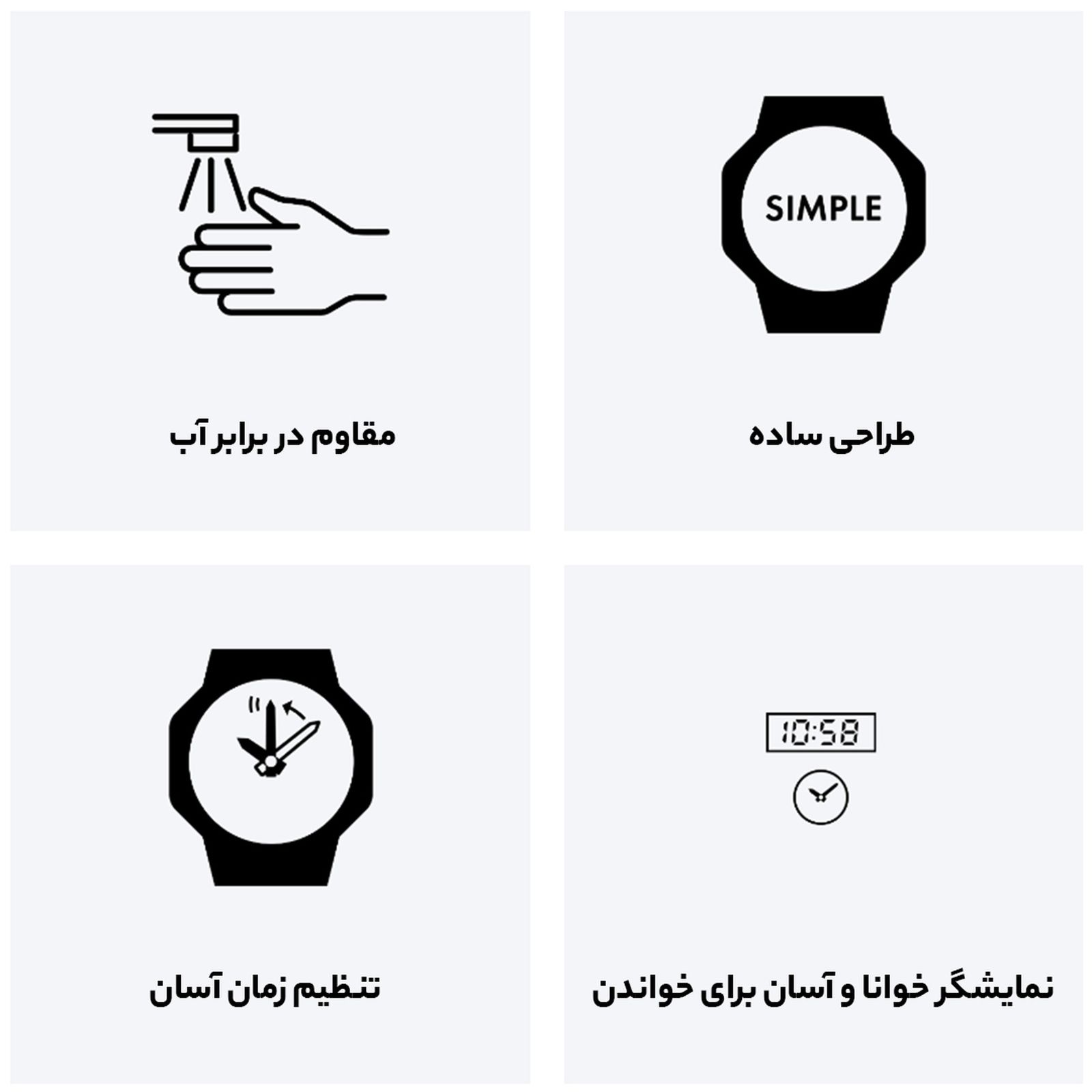ساعت مچی عقربه ای کاسیو مدل MW-59-1BVDF -  - 10
