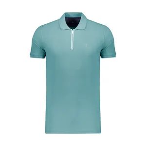 پولوشرت آستین کوتاه مردانه هفت مدل 75410 رنگ آبی
