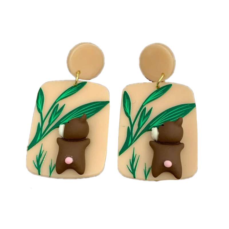 گوشواره دخترانه مدل فانتزی عروسکی B2