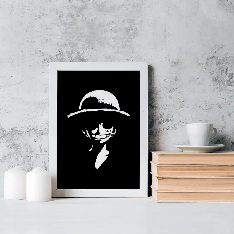 تابلو خندالو مدل لوفی انیمه وان پیس One Piece کد 17228