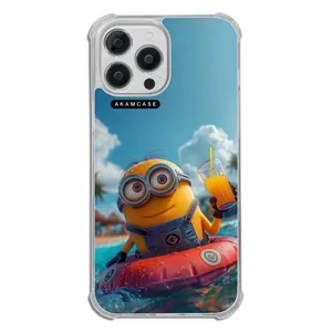AKAM AMC-WTA13PROMAX-MINIONS5 Cover For Apple iPhone 13 Pro Max