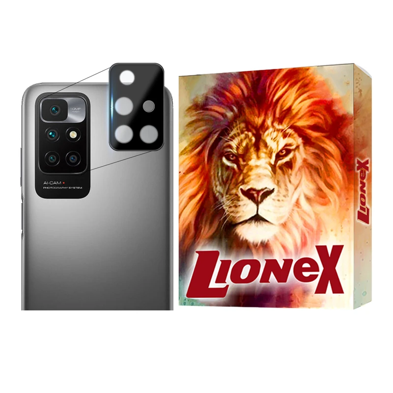 محافظ لنز دوربین  لایونکس مدل FULLENSLمناسب برای گوشی موبایل شیائومی Redmi 10 / Redmi 10 Prime / Redmi 10 2022