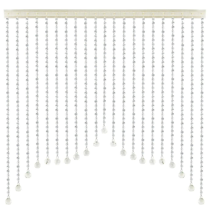 پرده آریا کریستال مدل ساسانی سایز 100x100 سانتی متر