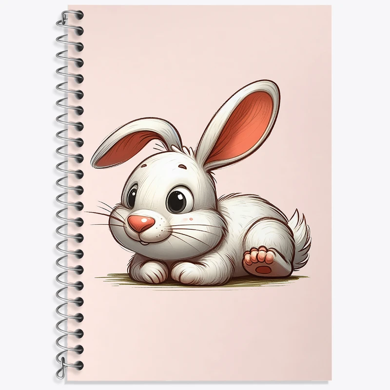 دفتر نت موسیقی 50 برگ خندالو طرح خرگوش کیوت کد N5571