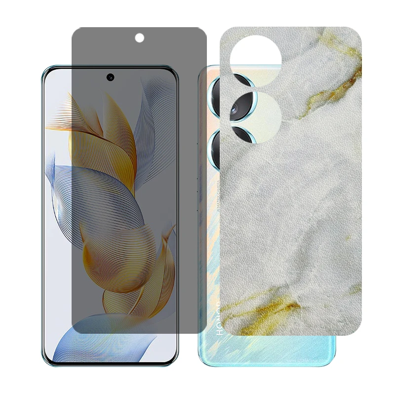 محافظ صفحه نمایش حریم شخصی گلس مدل Together مناسب برای گوشی موبایل آنر 90 به همراه برچسب پوششی