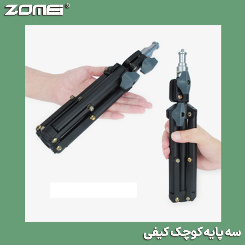 سه پایه نگهدارنده  نور زومی مدل Mini Vlogging Tripod