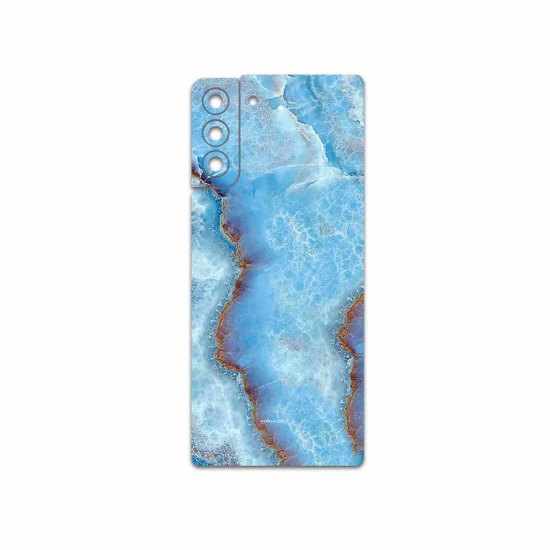 برچسب پوششی ماهوت مدل Blue-Ocean-Marble مناسب برای گوشی موبایل سامسونگ Galaxy S21 Plus 5G