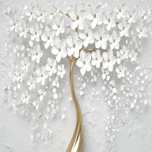 پوستر دیواری مدل سه بعدی درخت شکوفه کد G11