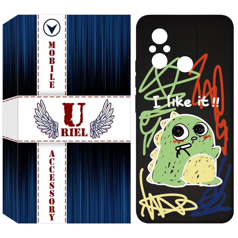 کاور یوریل مدل KSH کد 21 طرح دایناسور نقاش مناسب برای گوشی موبایل شیائومی Redmi 12C