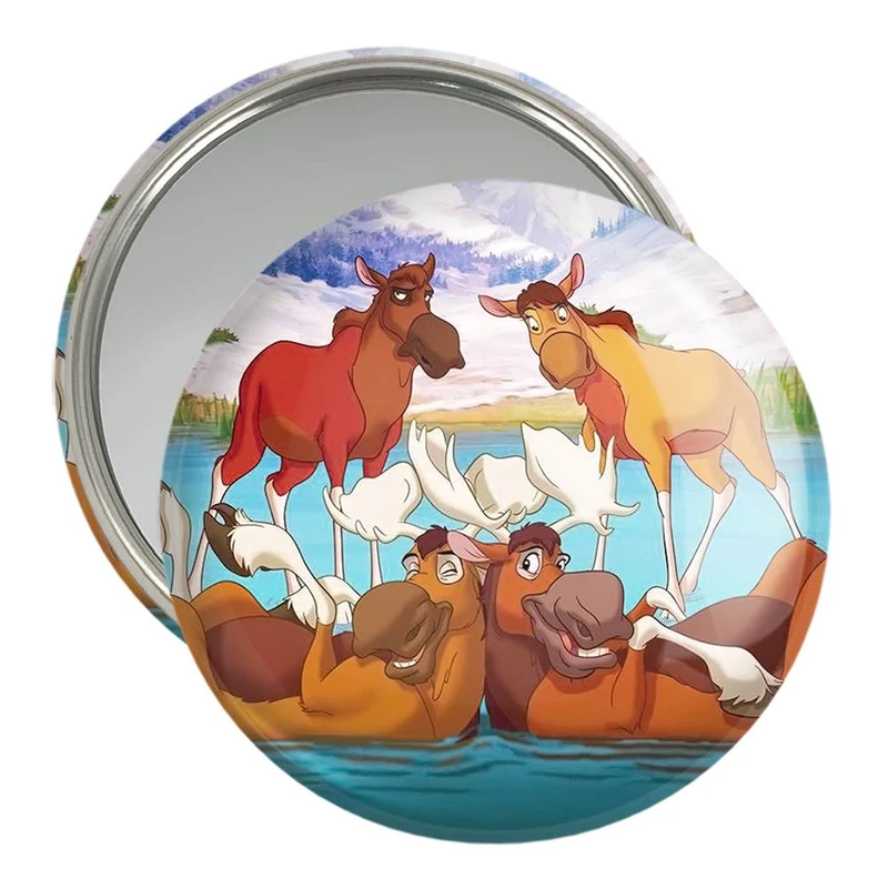 آینه جیبی خندالو مدل انیمیشن خرس برادر Brother Bear  کد 13712