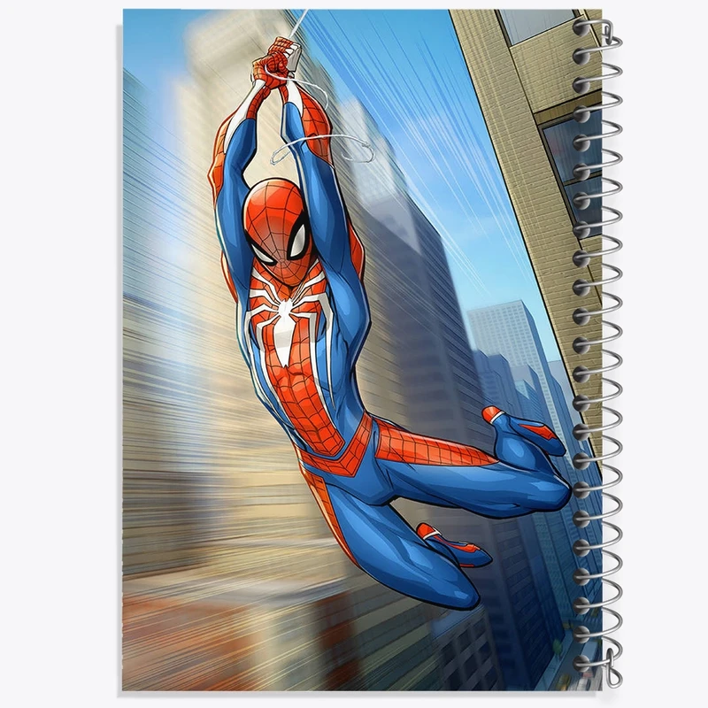 دفتر مشق 100 برگ خندالو طرح مرد عنکبوتی (Spider Man) کد F2208