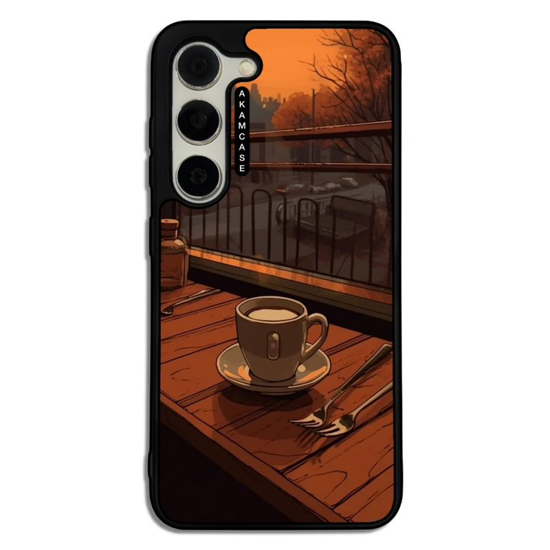 کاور آکام مدل AMC-WSGS23-COFFEE-11 مناسب برای گوشی موبایل سامسونگ Galaxy S23