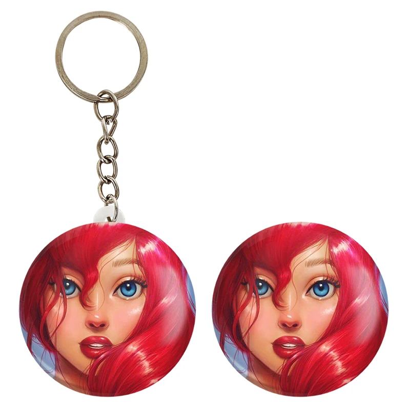 پیکسل خندالو مدل پری دریایی کد 1453 به همراه جاکلیدی