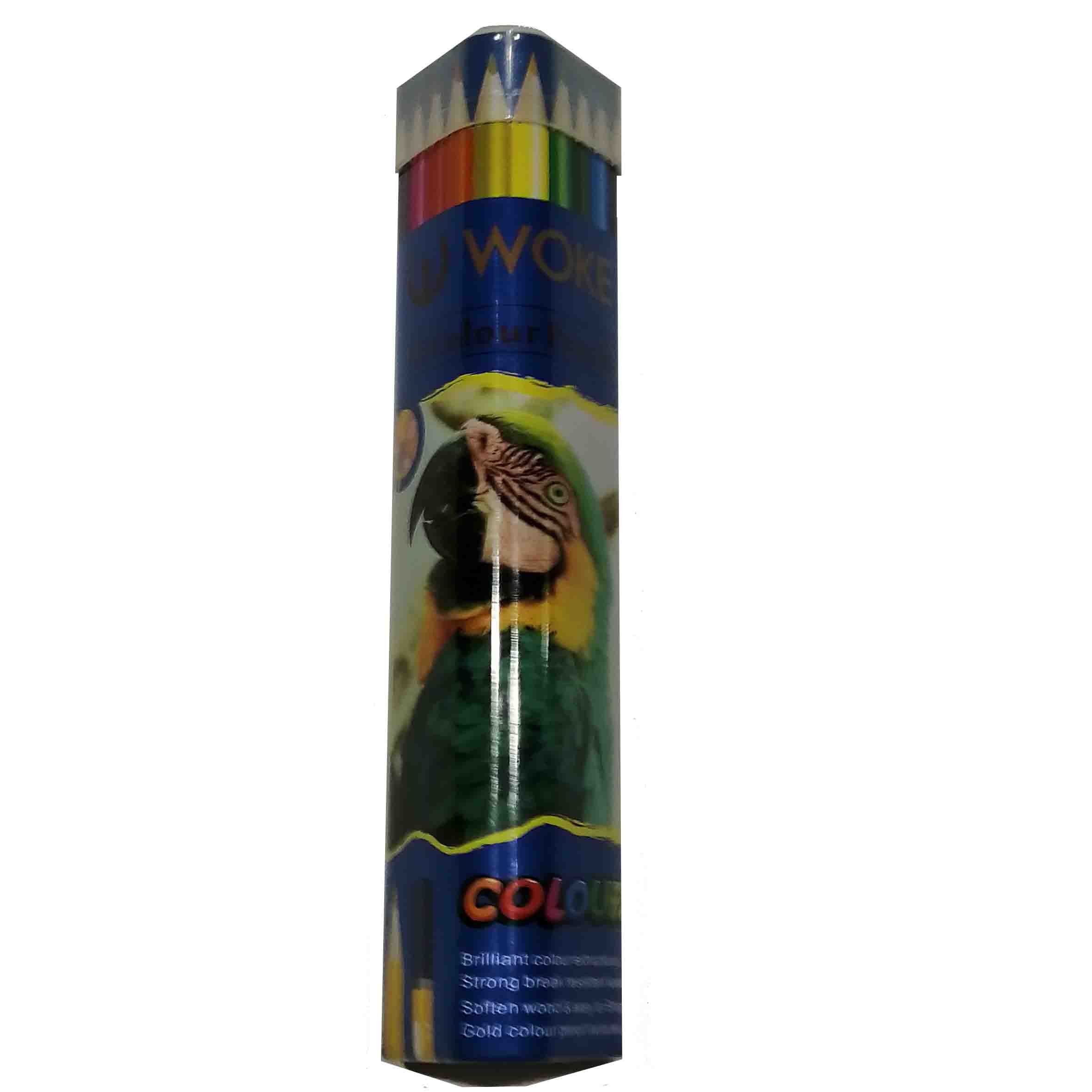 مداد رنگی 12 رنک وک  مدل پرندگان کد 0048