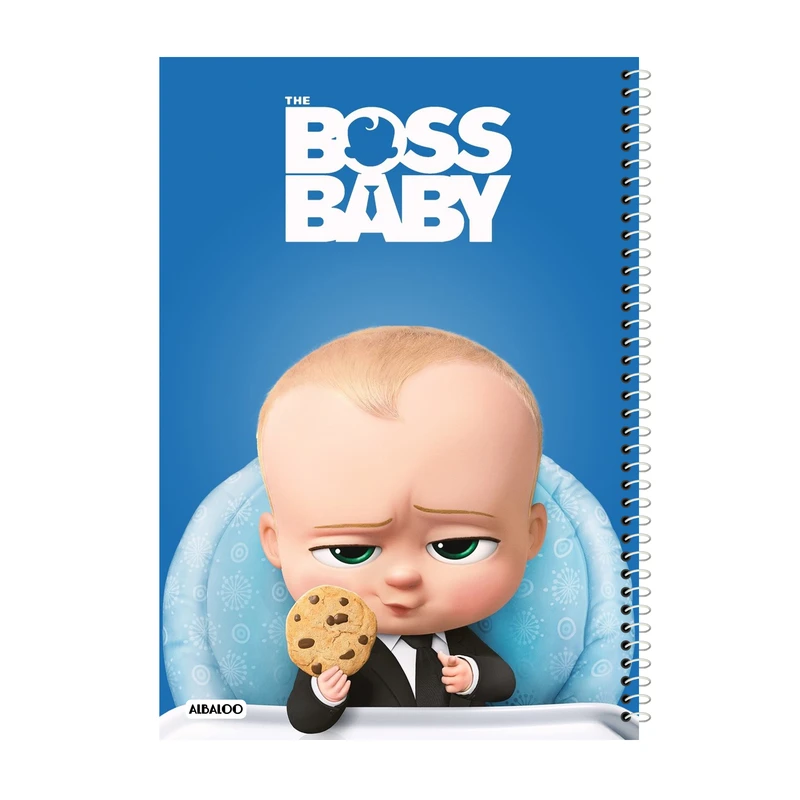 دفتر مشق 50 برگ آلبالو طرح انیمیشن بچه رئیس کد 2174