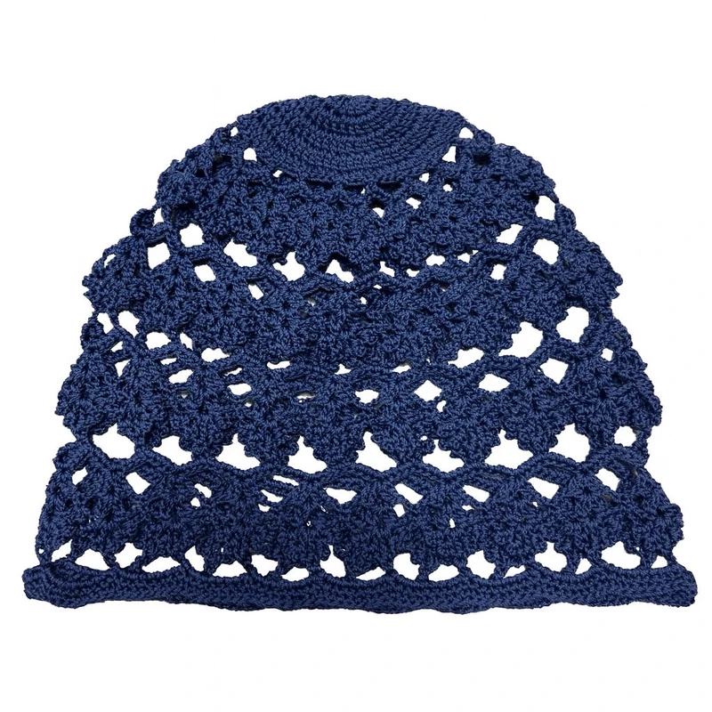 کلاه دست بافت زنانه مدل شکوفه