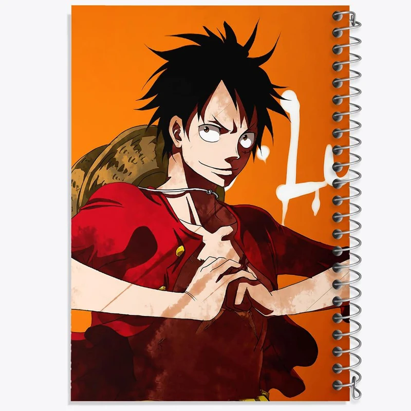 دفتر مشق 100 برگ خندالو طرح لوفی انیمه وان پیس One Piece کد 17260