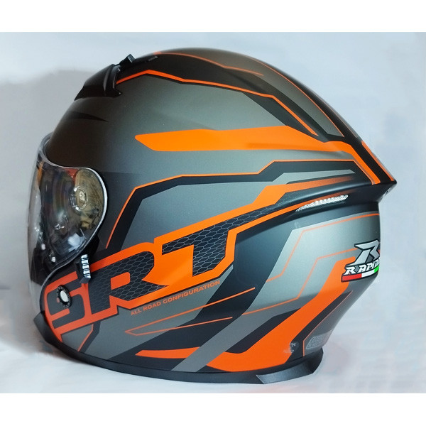 کلاه کاسکت راپیدو مدل بی فک عینکدار کد SRT_ORN