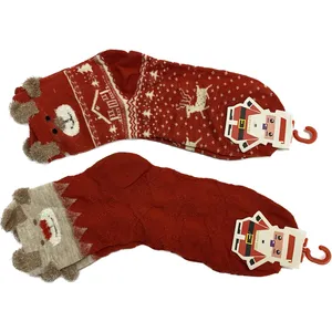 جوراب ساق بلند دخترانه مدل نخی فانتزی