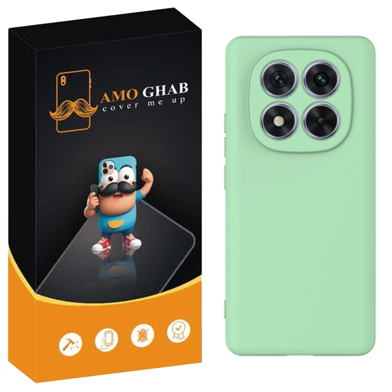 کاور عمو قاب مدل سیلیکونی پاک کنی مناسب برای گوشی موبایل شیائومی Redmi Note 14 Pro Plus