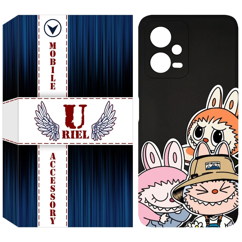 کاور یوریل مدل KSH کد 145 طرح عروسک لبوبو مناسب برای گوشی موبایل شیائومی Poco X5 / Redmi Note 12 5G