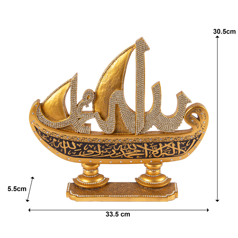 مجسمه گلد کیش مدل اسماء متبرکه کد GK5722